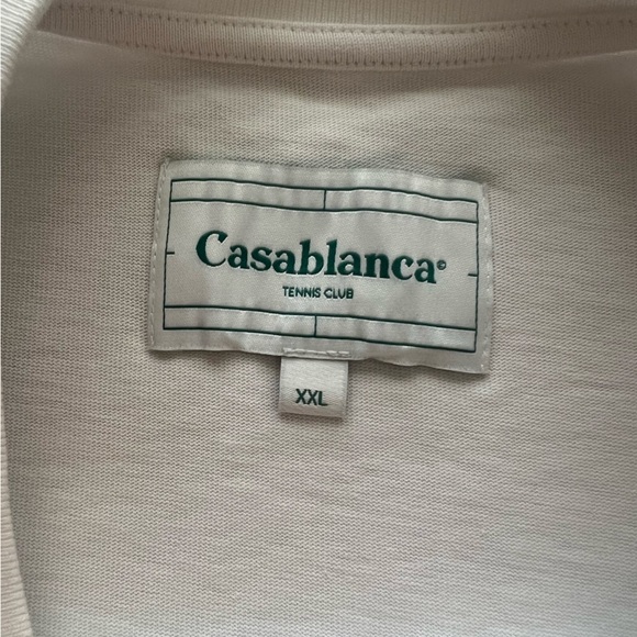 Casablanca Racing Shell cotton T-shirt - Picture 4 of 7